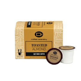 Toasted Almond Coffee Pods by Coffee Beanery | 12ct Flavored Coffee Pods Medium Roast Coffee Pods| 100% Specialty Arabica Coffee| Gourmet Coffee Pods