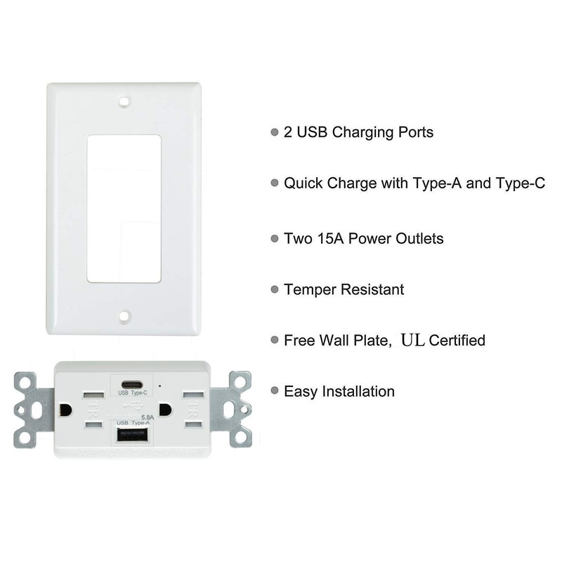 SuperInk 5 Pack UL Certificated Type C & Type A