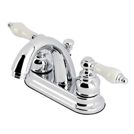 Kingston Brass KB5611PL Restoration 4-Inch Centerset Lavatory Faucet, Polished Chrome