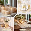NALVXIN 11" W 108" L, 2 Rolls, Gold Star Decor