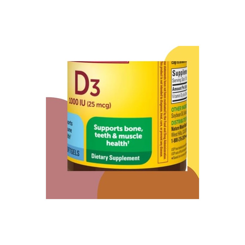 Warm Fortune N-Made Vitamin D3 25MCG (2 Pack)