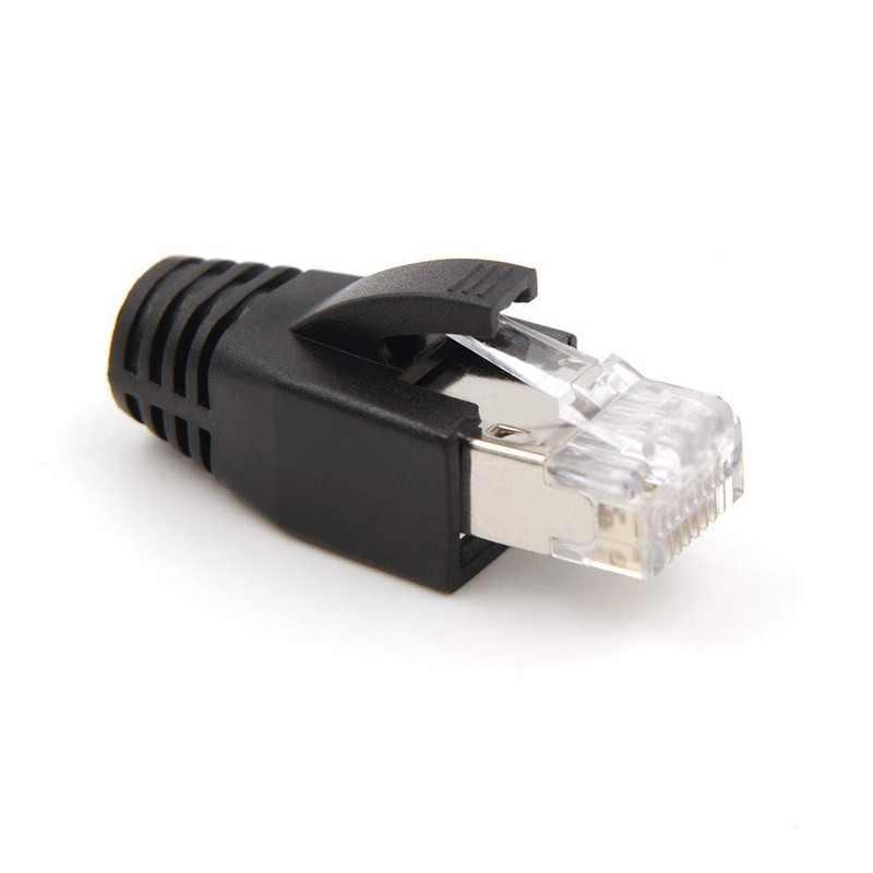 VCE RJ45 Strain Relief Boots for Cat6A/Cat7 Network Plugs, 20-Pack