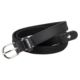 Cox Sportif LG4FBL00L Women's Mesh Belt, 1.1 inches (29 mm), Maximum Length 37.4 inches (95 cm), Stretch, Sports, Comfortable, Golf,, BK00 (Black)
