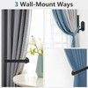 Curtain Tiebacks Hooks Wall Mounted, Curtain Holdbacks Screw-in, Curtain Holders