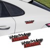 2 Pcs White Privilege Edition Emblem Car Side Rear Front