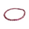 Budawi® Pink Tourmaline Bracelet Beads 4mm Faceted on Stretch Band,