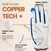 Copper Tech Men’s Golf Gloves - Joint Support for Golfers