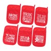 6Pcs Christmas Pot Holders with Pocket Heat Resistant Hot Pad