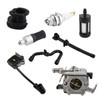 SOULONG Carburetor Ignition Coil Set, Sturdy Replacement for Chainsaw, Easy