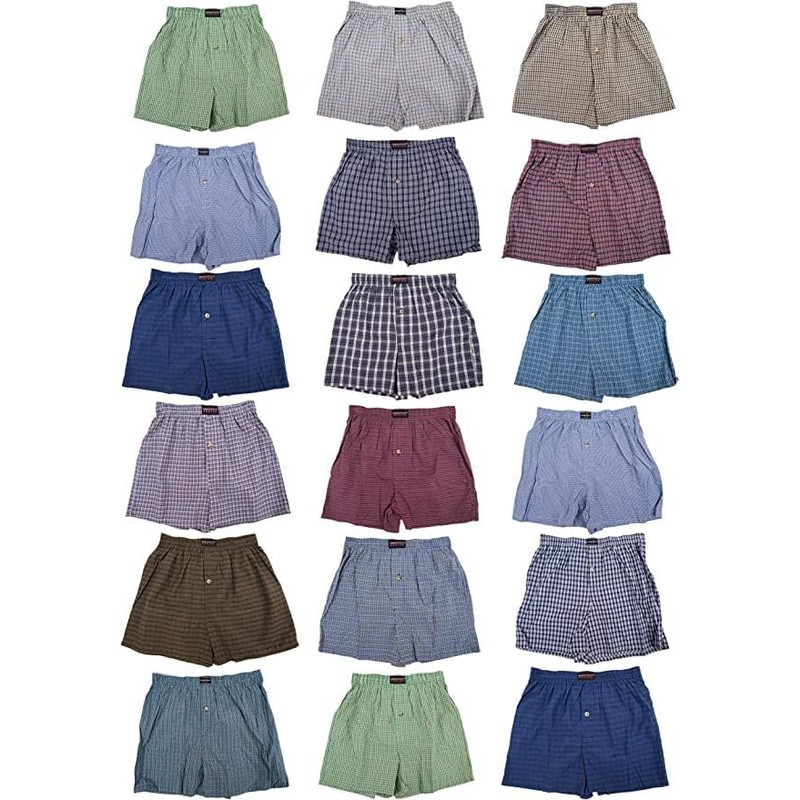 Andrew Scott Men's Cotton Blend Boxer Shorts |Big Man| Sizes