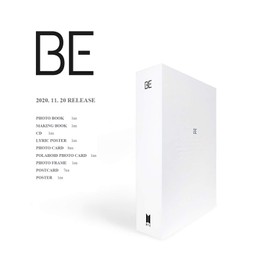 BTS DELUXE EDITION ALBUM - [ BE / Limited ver. ] CD + Photo Book + Making Book + Lyric Poster + Photo Cards + Polaroid + Photo Frame + Postcards + Poster(On pack) + FREE GIFT