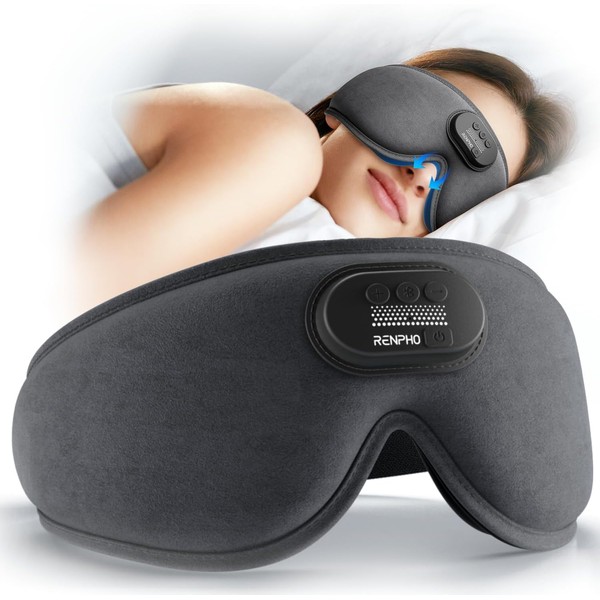Ultra Soft Eye Mask for Sleeping with Bluetooth, RENPHO Sleeping