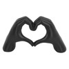 Hand Sculpture Ornament, Resin Heart Hands Sculpture for Coffee Table