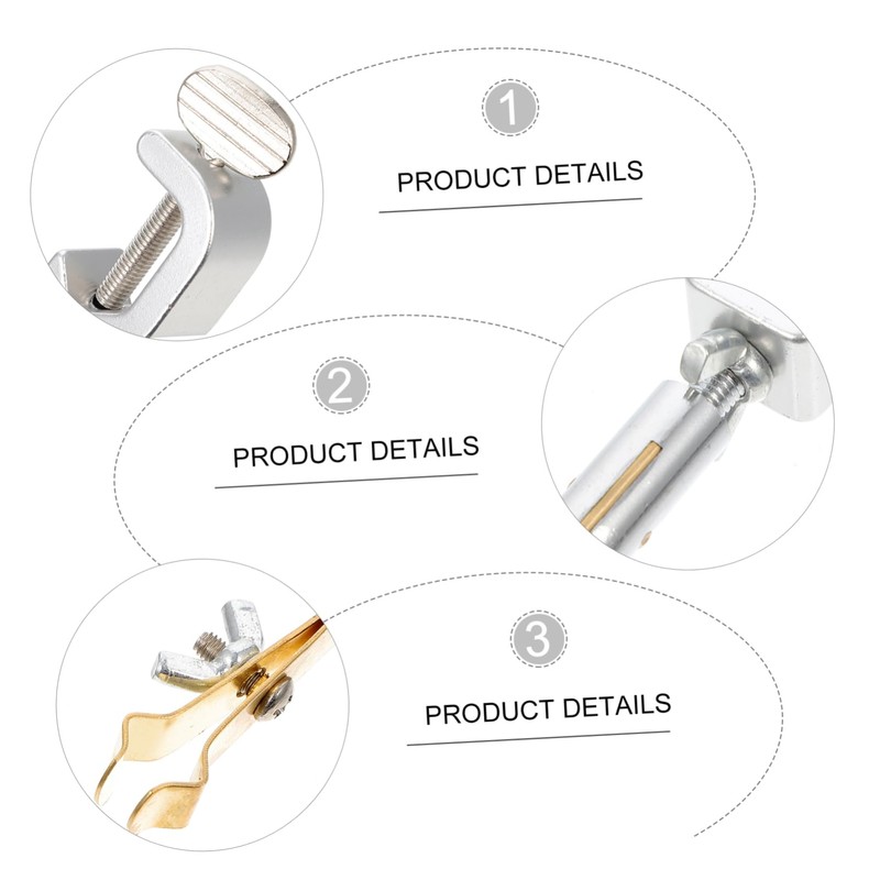 BIUDECO Reversing Thermometer Fixing Clip Clamp for Educational Experiments Practical