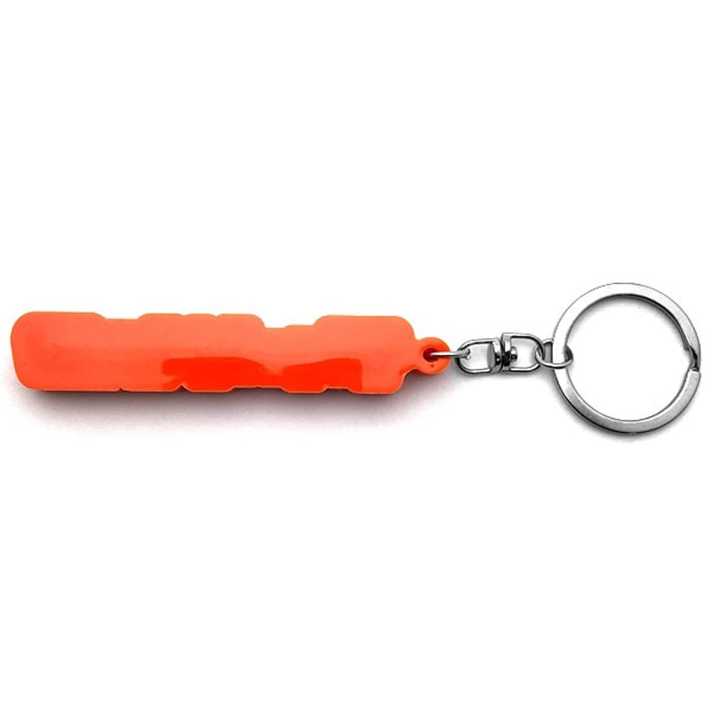 SPEED ADDICT RUBBER KEY HOLDER Thick Rubber Key Chain, Orange