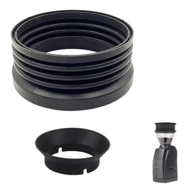 OYSTERBOY 2Pcs Food Grade Durable Silicone Bellows Single Dose Hopper Plus Gasket Replacement Compatible with Baratza Encore/Encore ESP/Virtuosa+ Coffee Grinder for Zero Rentention Pure Flavor