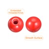 sourcing map 6Pcs Threaded Ball Knobs, M12 Female Thread Thermoset