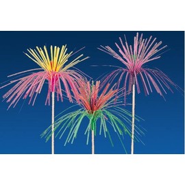 Garcia de Pou Wooden Ice Cream Decorations Palm Trees in Box, Wood, Assorted, 15 x 30 x 30 cm