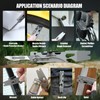 Multitool Pry Tool EDC Pocket Pry Bar with Multitool Bottle