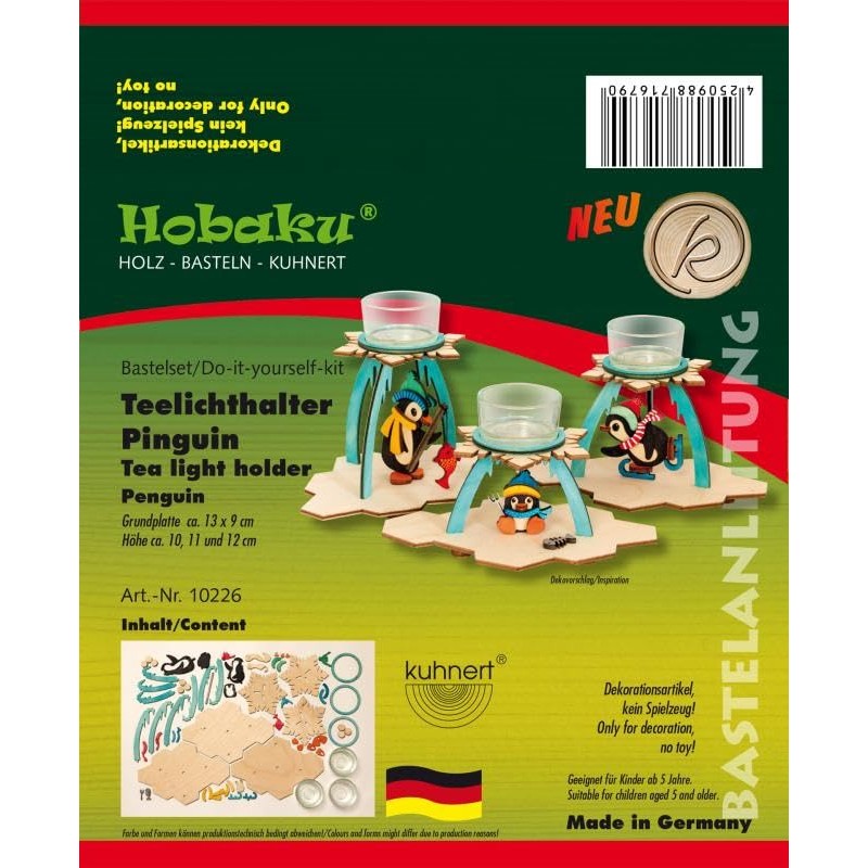 Drechslerei Kuhnert - Hobaku Craft Set Tea Light Holder -