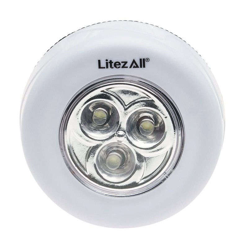 LitezAll 26321 LED Puck Light 6 Pack