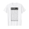 Bible Emergency Hotline Numbers | Christian T-Shirt