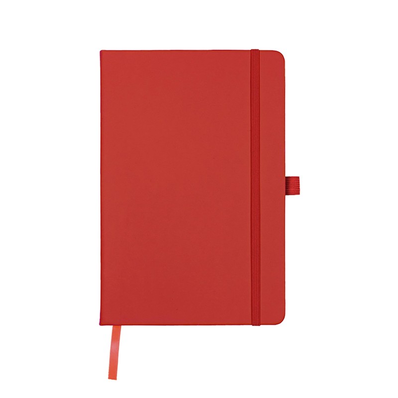 A5 Notebook Ruled Hardcover Diary Notepad Notes Diary (Red)