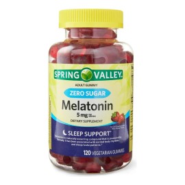 Melatonina Cero Azucar 5mg Formula Extra Fuerte 120 Gomitas Sabor Fresa