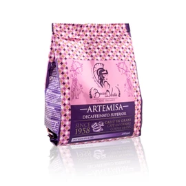 BOCCA DELLA VERITA® - Italian coffee beans 250 gram bags with valve protection (250g, ARTEMISA Decaffeinated)
