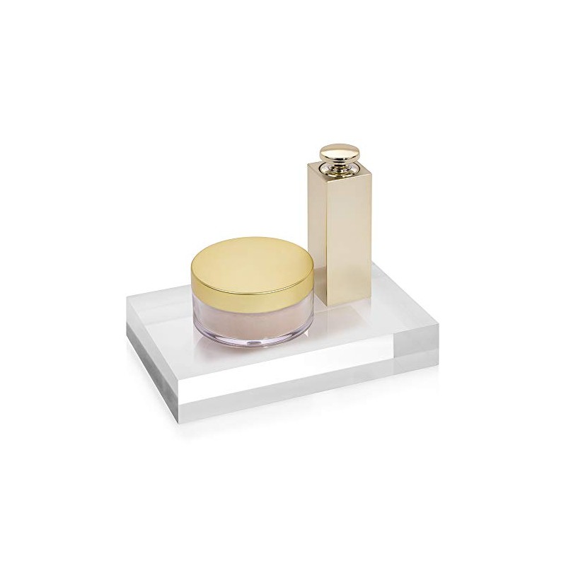 Acrylic Block 70 x 105 x 20 mm Transparent, Glossy