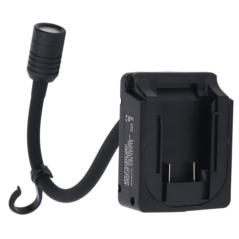 LED Work Light Cordless Gooseneck Lamp 3 Modes Dual USB