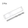 sourcing map 2pcs Solid Carbide Drill Bits 2.5mm C3/K10 Tungsten