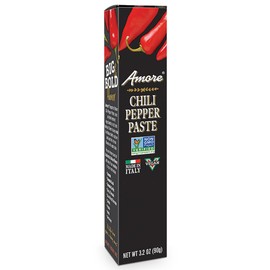 Amore Vegan Chili Pepper Paste In A Tube - Non GMO Certified and Made In Italy (Pack of 1)