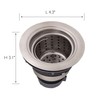Design House 542936 Kitchen Sink Anti-Clogging S304 Drain Strainer with