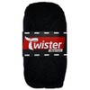 100 g Twister Merano made from 100% polyacrylic (90 black)