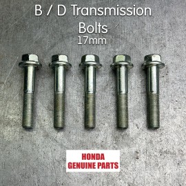 Honda OEM B Series Transmission Bell Housing Bolt Kit for Honda Acura B16 B18 B20 5spd