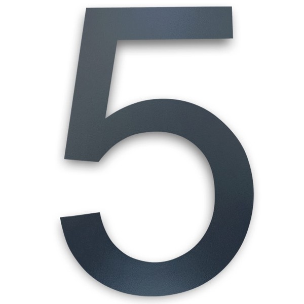 MOLVCE House Number, Anthracite, Stainless Steel, Height 20 cm, RAL