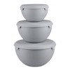 Practic Set of 3 Bowls with Lid, Plastic, Kitchen Bowls: