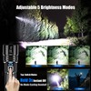 Goreit Flashlight High Lumens Rechargeable, 2000 Lumen Led Flashlights XHP70.2