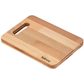Set of 2 Chopping Boards / Breakfast Boards 22 x 16 cm Beech Wood
