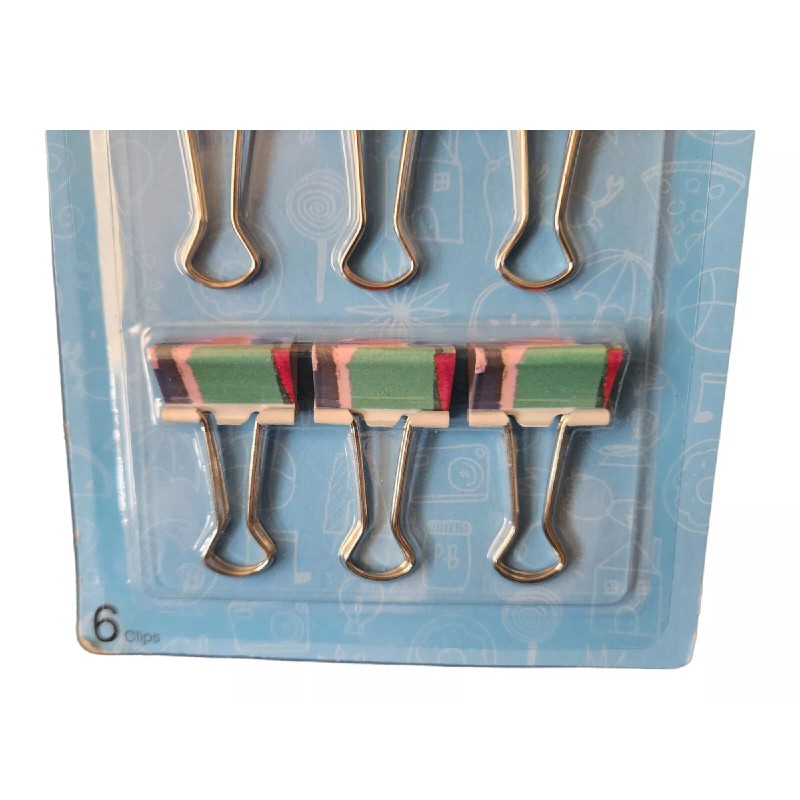 Staples Binder Clips 6 Clips