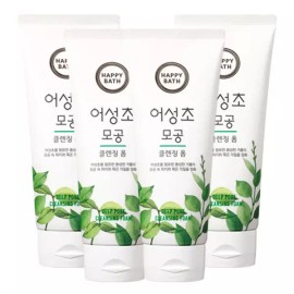 Happy Bath 해피바스 어성초 모공 클렌징폼 200ml X 4개 Happy Bath Achyranthes Root Pore Cleansing Foam 200ml x 4