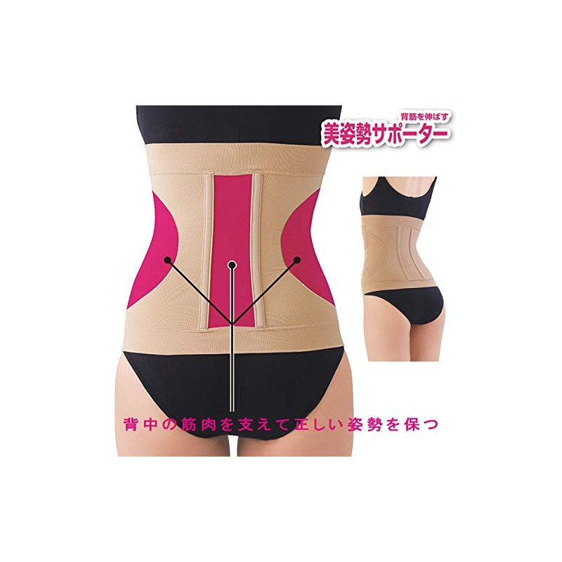 [m.D.P.] MEIDAI Lower Back Support, Lower Back Pain Belt, Carbon,