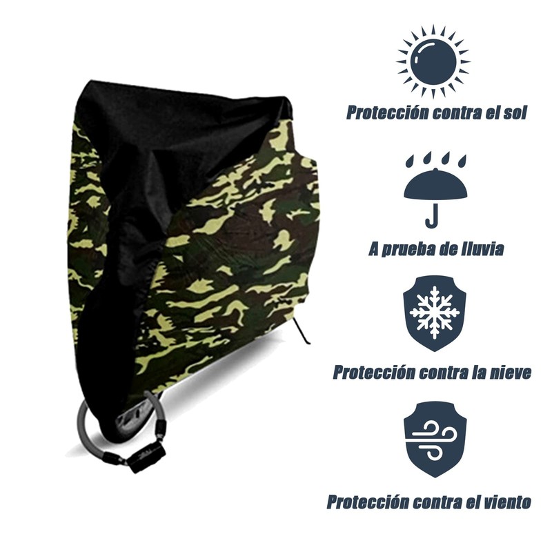 Funda de Bicicleta, Funda para Bicicleta Impermeable, Prueba de Polvo