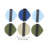 Healeved 6pcs Dual Use Makeup Sponge Puff for Foundation Concealer