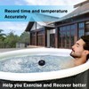 Cold Plunge Thermometer, Multifunction Floating Pool Waterproof Thermometer for Ice