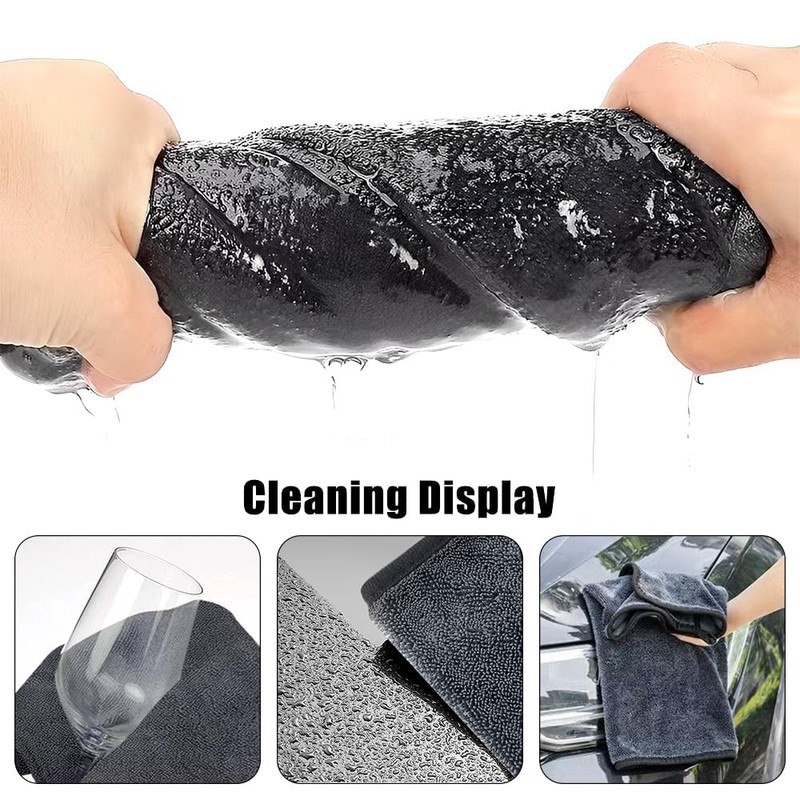 2 Pieces Magic Bathroom Drying Cloth, 40 x 40 cm