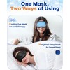 3D Contoured Cooling Eye Mask for Puffy Eyes Migraines (2