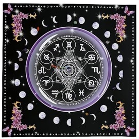 LAST HOE DOWN Tarot Card Cloth Butterfly Tarot Reading Cloth 29.53 by 29.53 inches