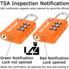 TSA Approved Luggage Locks Suitcase Locks with Open Alert (2